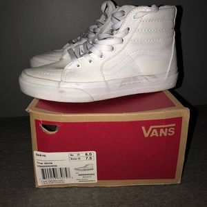 white high top vans